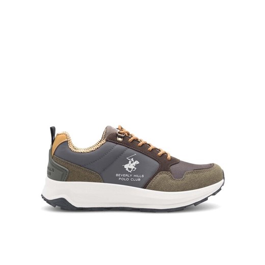 Beverly Hills Polo Club Sneakersy 2023P2018-1 Khaki ze sklepu MODIVO w kategorii Buty sportowe męskie - zdjęcie 182723615