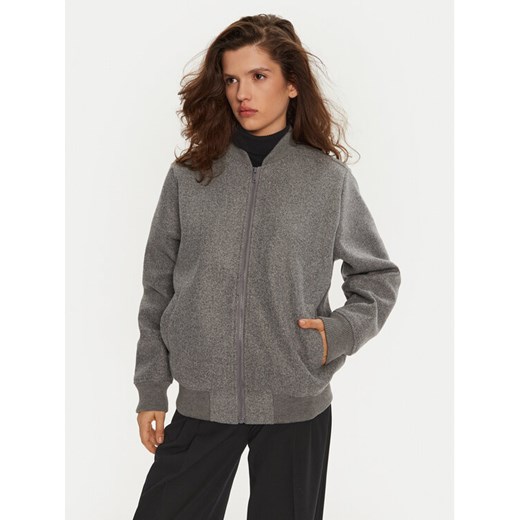 Brave Soul Kurtka bomber LJK-WRENLEY Szary Regular Fit ze sklepu MODIVO w kategorii Kurtki damskie - zdjęcie 182723626