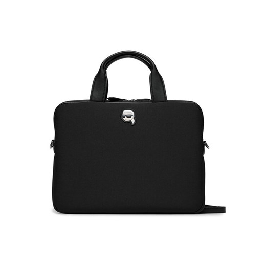 KARL LAGERFELD Torba na laptopa 235W3262 Czarny ze sklepu MODIVO w kategorii Torby na laptopa - zdjęcie 182723677