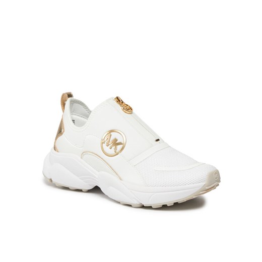 MICHAEL Michael Kors Sneakersy Sami Zip Trainer 43H3SMFSAD Biały ze sklepu MODIVO w kategorii Buty sportowe damskie - zdjęcie 182723679