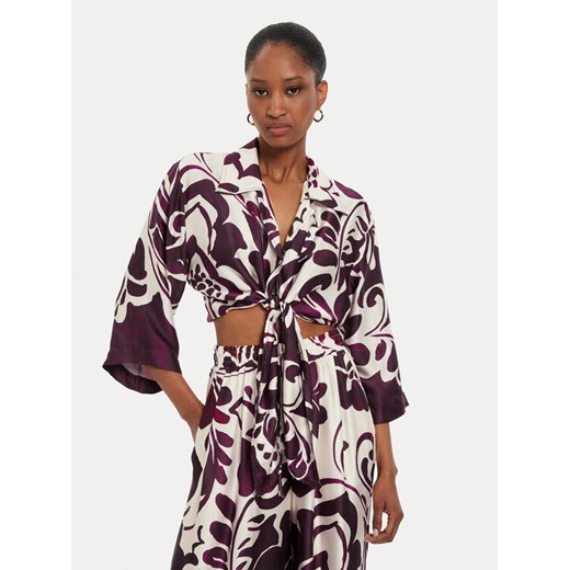 ViCOLO Koszula TB2930 Fioletowy Relaxed Fit ze sklepu MODIVO w kategorii Koszule damskie - zdjęcie 182723796