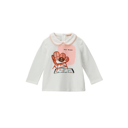 Original Marines Bluzka DCA1483NF Écru Regular Fit ze sklepu MODIVO w kategorii Kaftaniki i bluzki - zdjęcie 182723835
