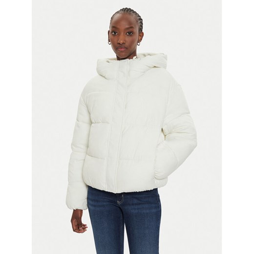 Calvin Klein Jeans Kurtka zimowa J20J224112 Écru Regular Fit ze sklepu MODIVO w kategorii Kurtki damskie - zdjęcie 182723848