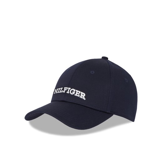 Tommy Hilfiger Czapka z daszkiem Hilfiger Prep Cap AW0AW16040 Granatowy ze sklepu MODIVO w kategorii Czapki z daszkiem damskie - zdjęcie 182723875