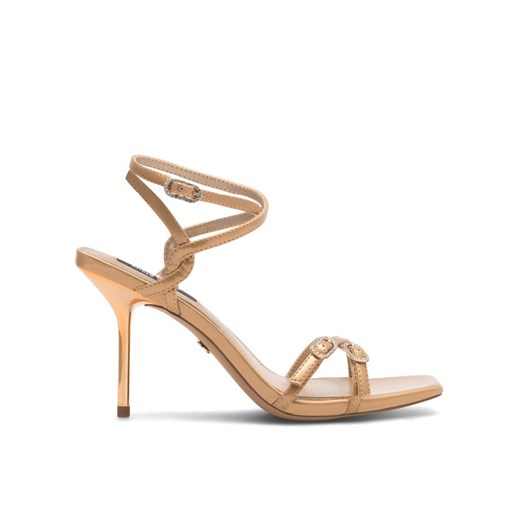Nine West Sandały FARAZA ZL23014CC Złoty ze sklepu MODIVO w kategorii Sandały damskie - zdjęcie 182723886