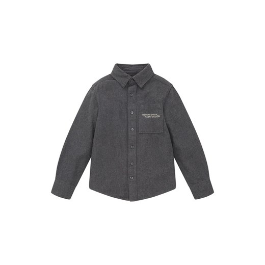 Tom Tailor Koszula 1034269 Szary Regular Fit ze sklepu MODIVO w kategorii Koszule chłopięce - zdjęcie 182724047