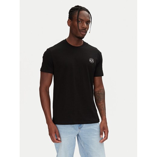 Armani Exchange T-Shirt XM000558 AF10358 UC001 Czarny Regular Fit ze sklepu MODIVO w kategorii T-shirty męskie - zdjęcie 182724049
