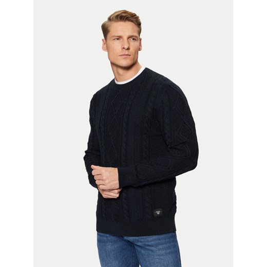 s.Oliver Sweter 2152198 Granatowy Regular Fit ze sklepu MODIVO w kategorii Swetry męskie - zdjęcie 182724057