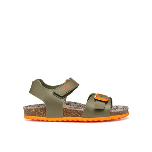 Geox Sandały J Ghita J028LB 0009F C0623 M Khaki ze sklepu MODIVO w kategorii Sandały dziecięce - zdjęcie 182724156