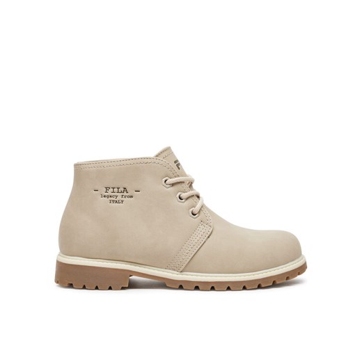 Fila Trapery FFW0466 Szary ze sklepu MODIVO w kategorii Workery damskie - zdjęcie 182724167