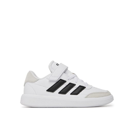 adidas Sneakersy Courtblock ID6506 Biały ze sklepu MODIVO w kategorii Buty sportowe dziecięce - zdjęcie 182724176
