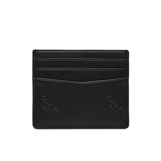 Calvin Klein Jeans Etui na karty kredytowe Logo Print Cardcase 6Cc K50K511817 Czarny ze sklepu MODIVO w kategorii Etui - zdjęcie 182724177