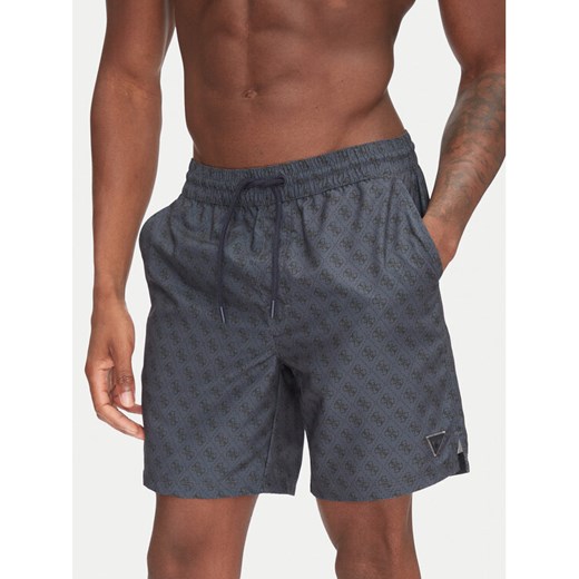Guess Szorty kąpielowe F5GT00 WG2D2 Granatowy Regular Fit ze sklepu MODIVO w kategorii Kąpielówki - zdjęcie 182724247