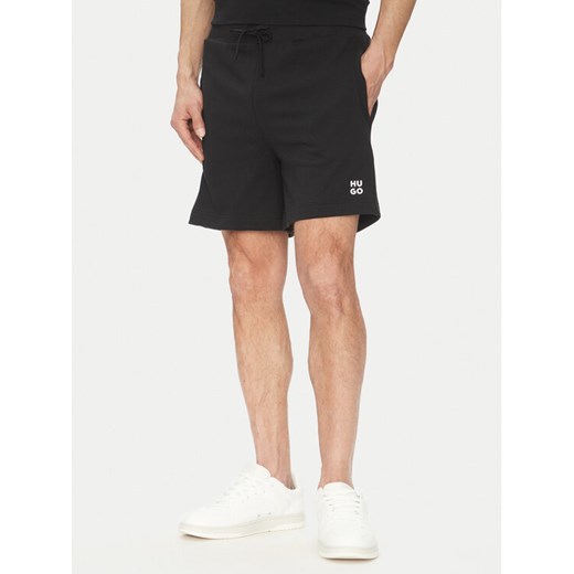 HUGO Szorty sportowe 50540139 Czarny Regular Fit ze sklepu MODIVO w kategorii Spodenki męskie - zdjęcie 182724269