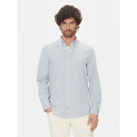 Calvin Klein Koszula K10K114200 Błękitny Comfort Fit ze sklepu MODIVO w kategorii Koszule męskie - zdjęcie 182724359