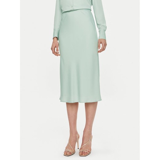 Calvin Klein Spódnica midi Bias K20K203514 Zielony Regular Fit ze sklepu MODIVO w kategorii Spódnice - zdjęcie 182724476