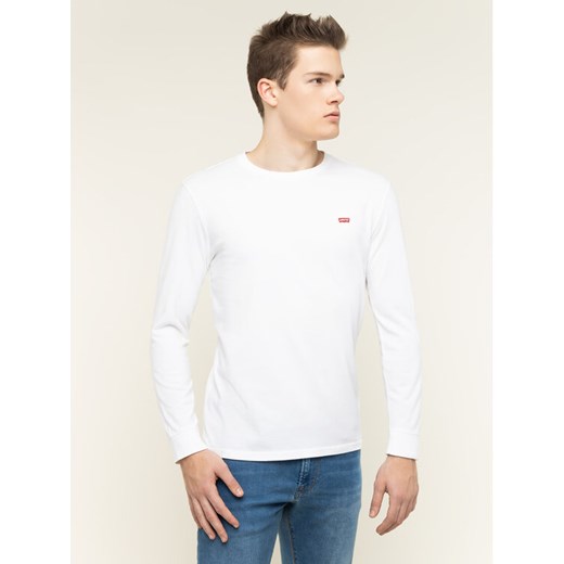 Levi's® Longsleeve Original Logo Tee 72848-0000 Biały Regular Fit ze sklepu MODIVO w kategorii T-shirty męskie - zdjęcie 182724508