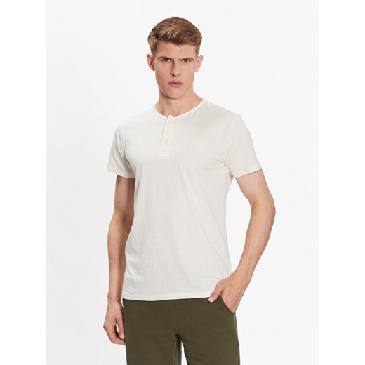 INDICODE T-Shirt Alkin 41-004 Biały Regular Fit ze sklepu MODIVO w kategorii T-shirty męskie - zdjęcie 182724595