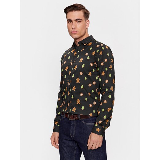 Only & Sons Koszula 22027330 Granatowy Regular Fit ze sklepu MODIVO w kategorii Koszule męskie - zdjęcie 182724609
