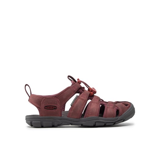 Keen Sandały Clearwater Cnx Lleather 1025088 Bordowy ze sklepu MODIVO w kategorii Sandały damskie - zdjęcie 182724747