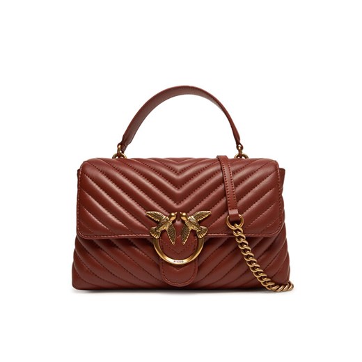 PINKO Torebka Love Lady Puff Classic Cl PE 25 PLTT 100043 A0GK Brązowy ze sklepu MODIVO w kategorii Torebki damskie - zdjęcie 182724798