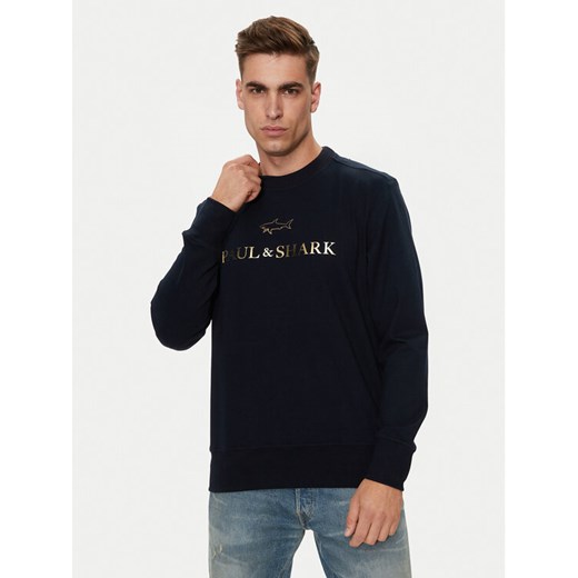 Paul&Shark Bluza 14311815 Granatowy Regular Fit ze sklepu MODIVO w kategorii Bluzy męskie - zdjęcie 182724916
