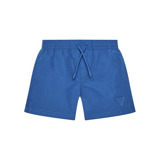 Guess Szorty kąpielowe L5GZ05 WG282 Niebieski Regular Fit ze sklepu MODIVO w kategorii Kąpielówki chłopięce - zdjęcie 182724919