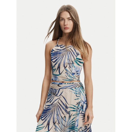 Guess Top W5GH74 WH9Z2 Niebieski Slim Fit ze sklepu MODIVO w kategorii Bluzki damskie - zdjęcie 182724925