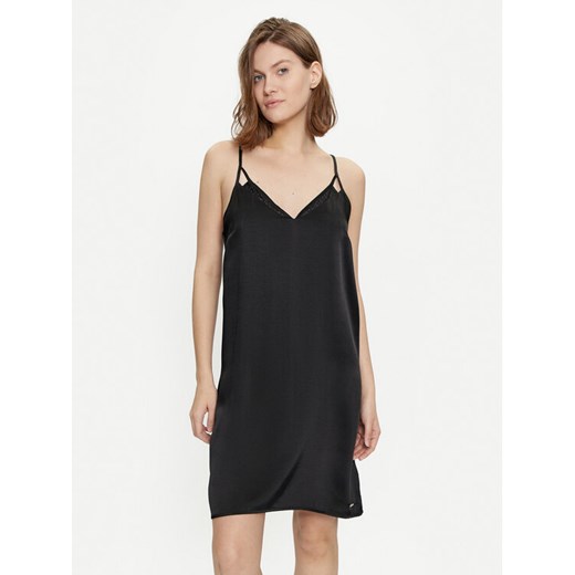 Boss Koszula nocna Audrey 50515631 Czarny Regular Fit ze sklepu MODIVO w kategorii Koszule nocne - zdjęcie 182724946