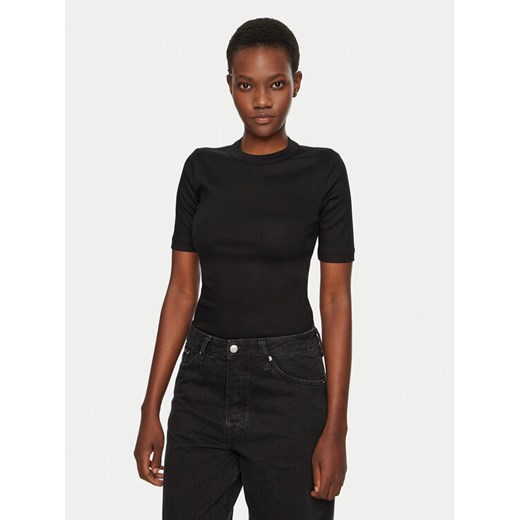 IVY OAK T-Shirt Kristin IO1100X2351 Czarny Slim Fit ze sklepu MODIVO w kategorii Bluzki damskie - zdjęcie 182724979