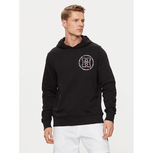 Tommy Hilfiger Bluza MW0MW34383 Czarny Regular Fit ze sklepu MODIVO w kategorii Bluzy męskie - zdjęcie 182725007