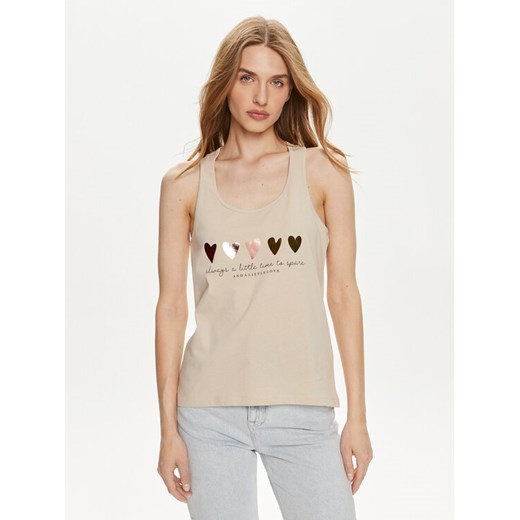 ONLY Top Henny 15327669 Écru Regular Fit ze sklepu MODIVO w kategorii Bluzki damskie - zdjęcie 182725067