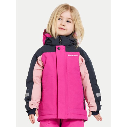 Didriksons Kurtka zimowa Neptun 505472 Różowy Regular Fit ze sklepu MODIVO w kategorii Kurtki dziewczęce - zdjęcie 182725127
