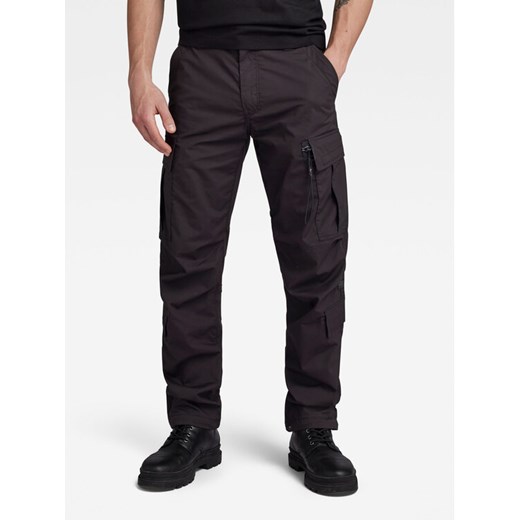 G-Star Raw Spodnie materiałowe P-3 D23677-D308 Czarny Regular Fit ze sklepu MODIVO w kategorii Spodnie męskie - zdjęcie 182725136