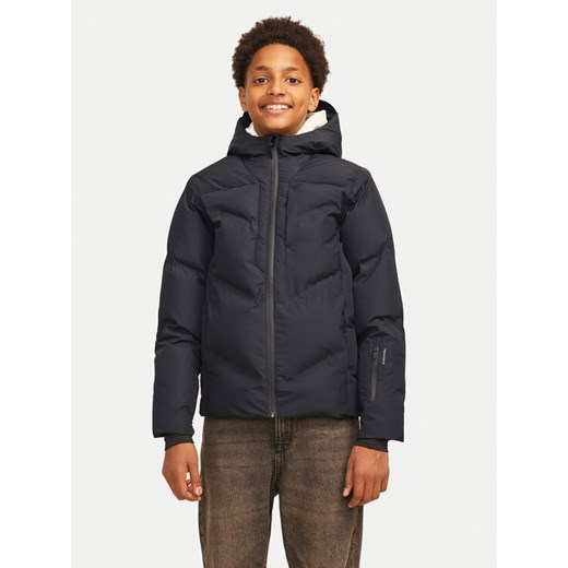 Jack&Jones Junior Kurtka zimowa Slay 12261353 Czarny Regular Fit ze sklepu MODIVO w kategorii Kurtki chłopięce - zdjęcie 182725157