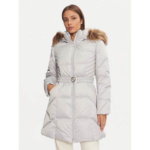Guess Kurtka puchowa New Olga W4BL40 WEX52 Szary Regular Fit ze sklepu MODIVO w kategorii Kurtki damskie - zdjęcie 182725165