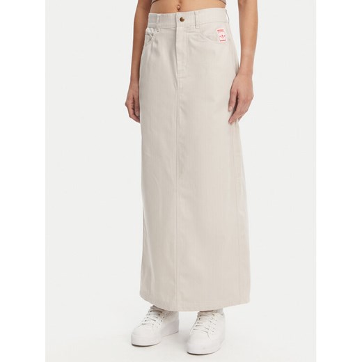 adidas Spódnica maxi Allover Print JC8854 Beżowy Regular Fit ze sklepu MODIVO w kategorii Spódnice - zdjęcie 182725179