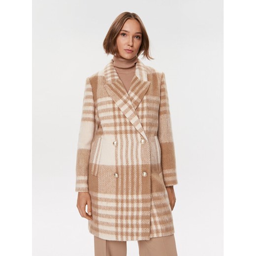 Guess Płaszcz przejściowy Ramona W3BL74 WFVO0 Beżowy Regular Fit ze sklepu MODIVO w kategorii Płaszcze damskie - zdjęcie 182725188