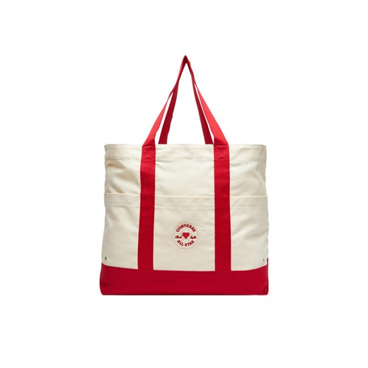 Converse Torebka 10028311-A01 Beżowy ze sklepu MODIVO w kategorii Torby Shopper bag - zdjęcie 182725219