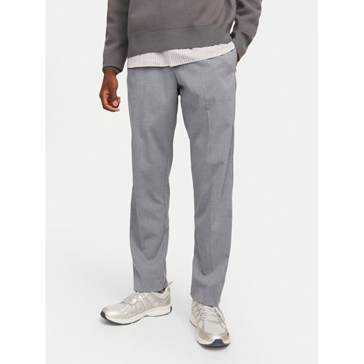 Jack&Jones Chinosy Kane Edwin 12268303 Szary Relaxed Fit L MODIVO