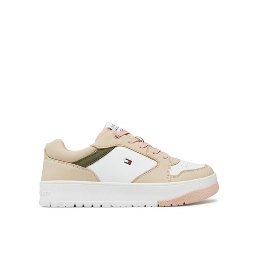 Tommy Hilfiger Sneakersy Low Cut Lace-Up Sneaker T3A9-33527-1269 S Biały ze sklepu MODIVO w kategorii Buty sportowe dziecięce - zdjęcie 182725276