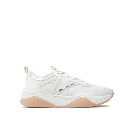 Armani Exchange Sneakersy XDX039 XV311 K643 Biały ze sklepu MODIVO w kategorii Buty sportowe damskie - zdjęcie 182725386
