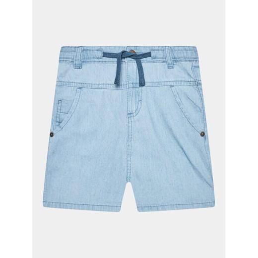 United Colors Of Benetton Szorty materiałowe 4DHJG901B Niebieski Regular Fit ze sklepu MODIVO w kategorii Spodenki chłopięce - zdjęcie 182725399