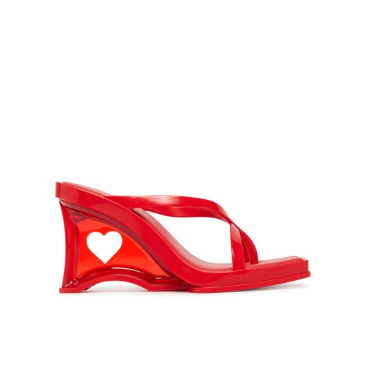 Melissa Japonki Melissa Glass Heel Ad 35801 Czerwony ze sklepu MODIVO w kategorii Klapki damskie - zdjęcie 182725456
