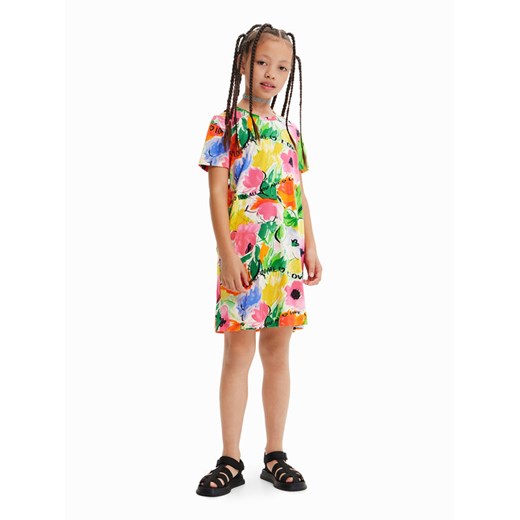Desigual Sukienka codzienna 23SGVK14 Kolorowy Regular Fit ze sklepu MODIVO w kategorii Sukienki dziewczęce - zdjęcie 182725499