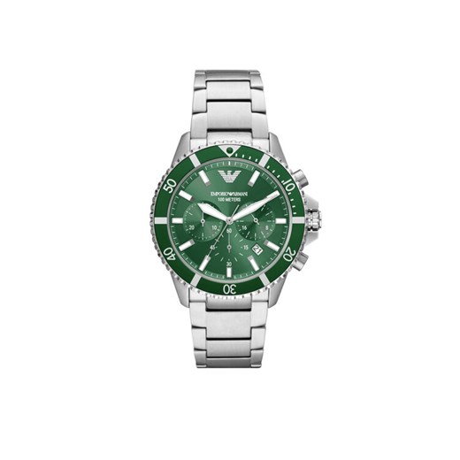 Emporio Armani Zegarek AR11500 Srebrny ze sklepu MODIVO w kategorii Zegarki - zdjęcie 182725656