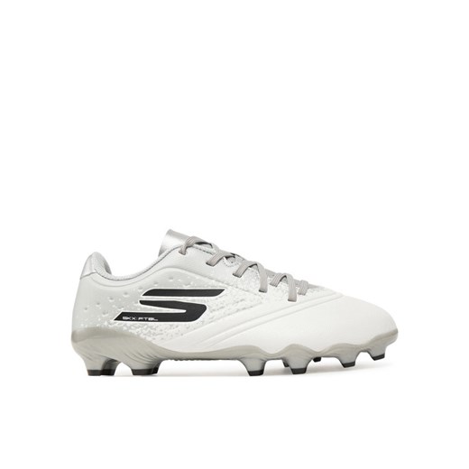 Skechers Buty do piłki nożnej Razor 1.5 Jr Youth 252060L/WSL Biały ze sklepu MODIVO w kategorii Buty sportowe dziecięce - zdjęcie 182725698