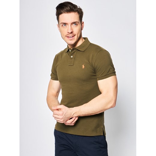 Polo Ralph Lauren Polo Core Replen 710795080 Zielony Slim Fit ze sklepu MODIVO w kategorii T-shirty męskie - zdjęcie 182725729