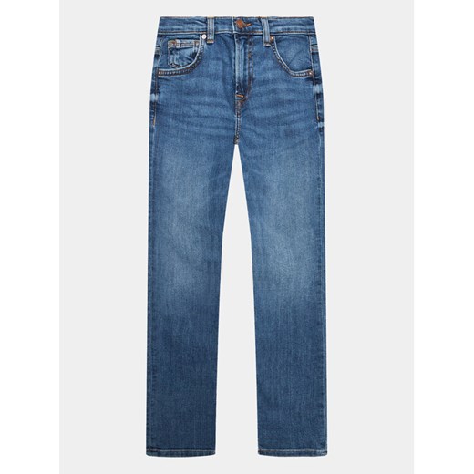Guess Jeansy L2YA16 D4GV0 Niebieski Skinny Fit ze sklepu MODIVO w kategorii Spodnie chłopięce - zdjęcie 182725796
