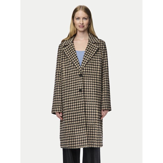 Pieces Płaszcz przejściowy Andrea 17150866 Brązowy Regular Fit ze sklepu MODIVO w kategorii Płaszcze damskie - zdjęcie 182725818